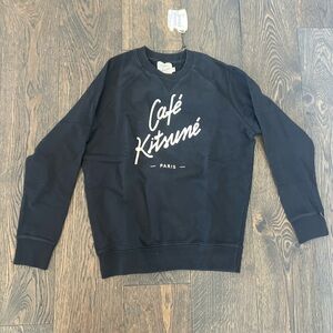 Cafe Kisune black sweater size M BRAND NEW
